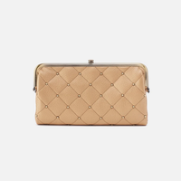 LAUREN CLUTCH WALLET - DUSTY GOLD