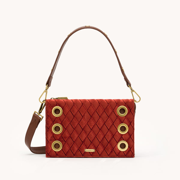 MONTANA CLUTCH - SMALL - MONARCH VELVET