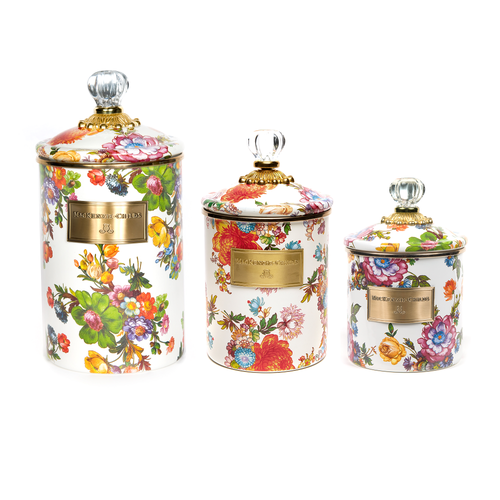 Southern Accents Flower Market Canisters