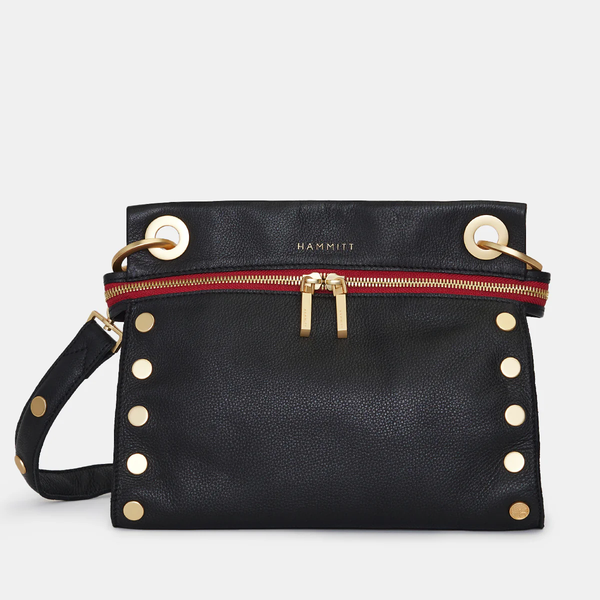 TONY SIGNATURE MEDIUM - BLACK/BRUSHED GOLD/RED ZIP