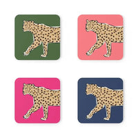 LEOPARD COASTER SET