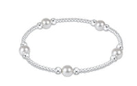 CLASSIC STERLING PEARL PURPOSE 6MM BEAD BRACELET