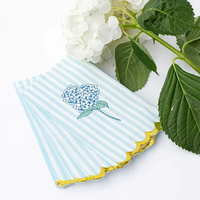 HYDRANGEA STEM PAPER GUEST TOWELS