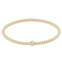 CLASSIC GOLD 2MM BEAD BANGLE