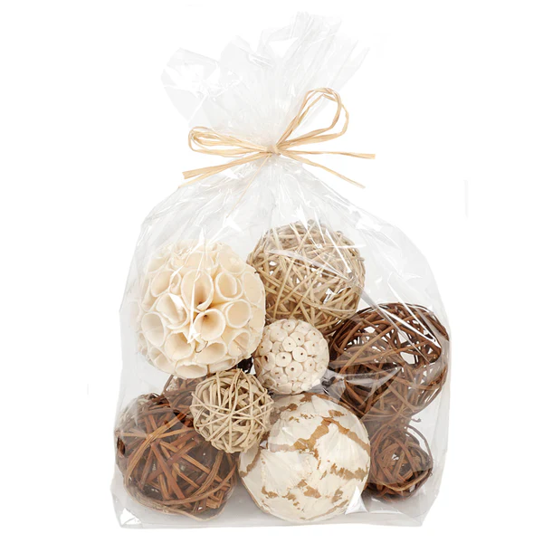 DRIED EXOTICS ORBS NATURAL 18 PC