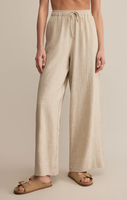 HENRI WASHED LINEN PANT - FLAX