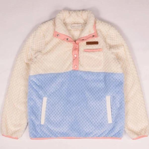 SIMPLY SOFT PULLOVER - ICE BLOCK