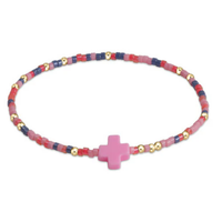 EGIRL HOPE UNWRITTEN SIGNATURE CROSS BRACELET - YOU'RE GUM-BELIEAVABLE