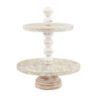 CHUNKY BEADED TIERED SERVER