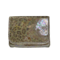 GETAWAY TOILETRY CASE - GLITTER LEOPARD