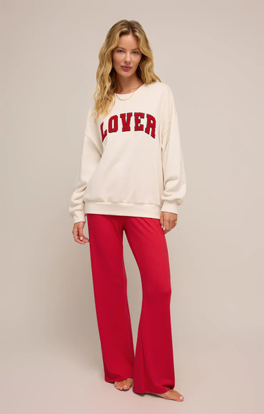 OVERSIZED LOVER SWEATSHIRT - VANILLA ICE