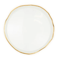 GOLD/GLASS SERVING PLATTER