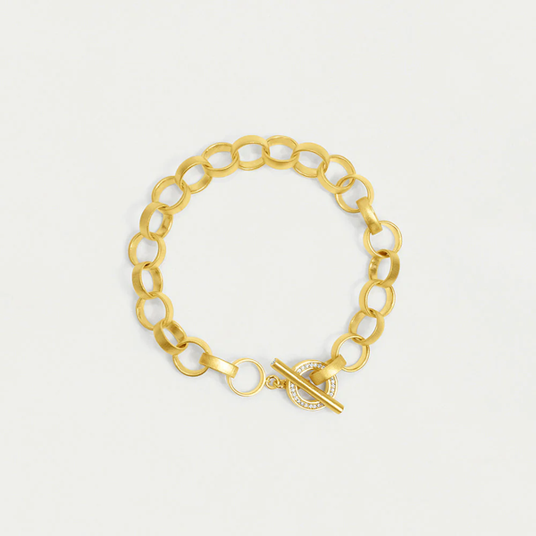 PETITE PAVE STATEMENT CHAIN BRACELET