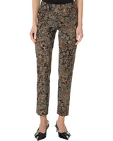 KL PULLON PANT - BROWN LEAVES