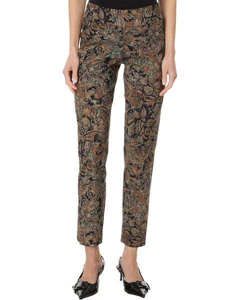 KL PULLON PANT - BROWN LEAVES