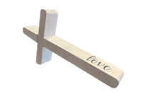 LOVE  WOODEN CROSS