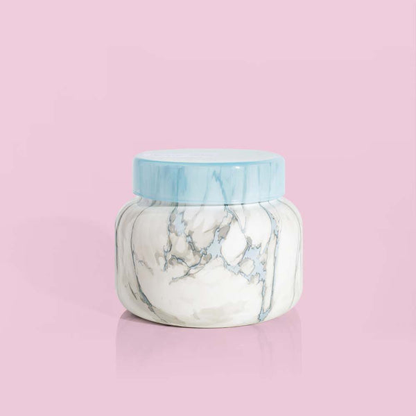 CAPRI BLUE 19oz SIGNATURE MARBLE JAR