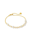 JOVIE BEADED DELICATE CHAIN BRACELET