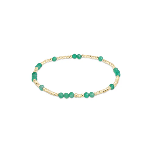 HOPE UNWRITTEN GEMSTONE BRACELET - GREEN ONYX