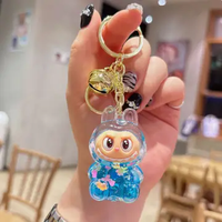 LABUBU GLITTER ACRYLIC KEYCHAIN
