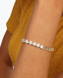 JULIAN LOVES DIAMONS BRACELET - GOLD/WHITE
