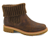 QUIVER BOOTIE - BROWN OILED