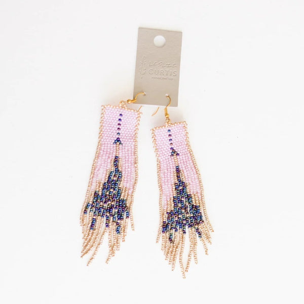 TEDDY 4" FRINGE EARRING