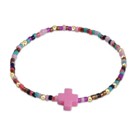 EGIRL HOPE UNWRITTEN SIGNATURE CROSS BRACELET - LIFE OF THE PARTY