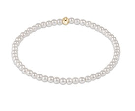 CLASSIC PEARL 3MM BEAD BRACELET