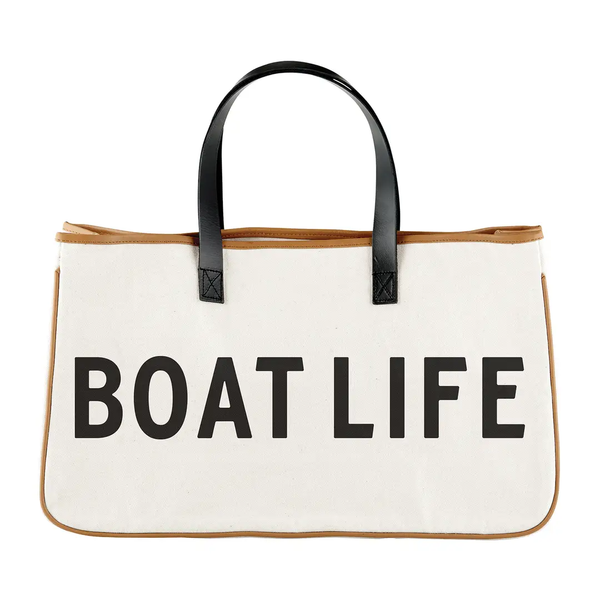 BOAT LIFE CANVAS TOTE