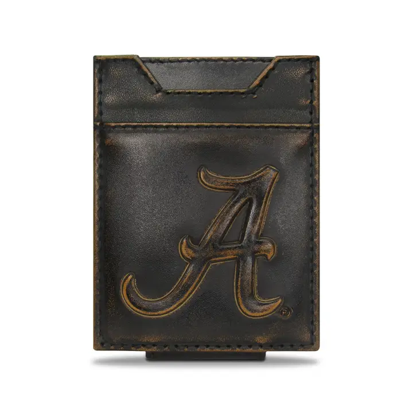 Alabama Crimson Tide Burnished Leather Magnetic Wallet